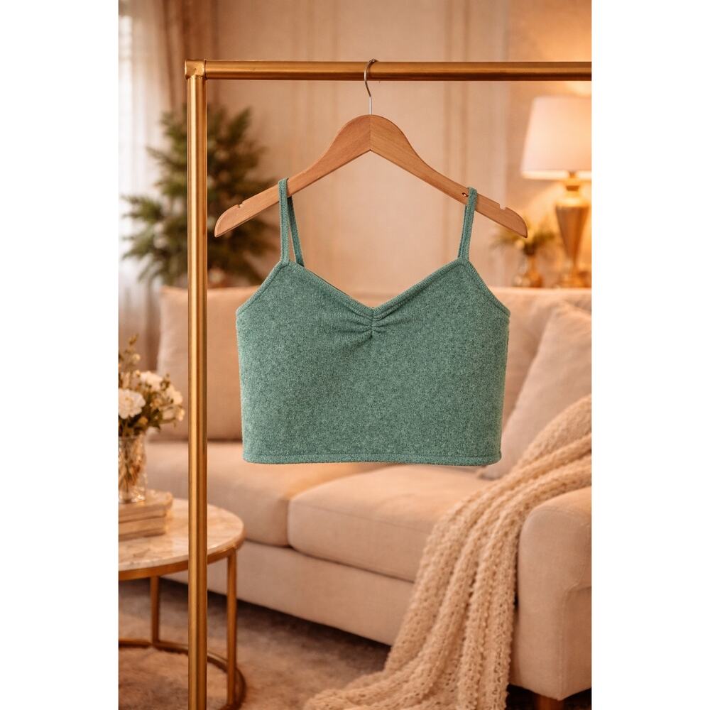 Madewell Crop Tank Top XL NWT Sleeveless Fitted Stretch Casual Summer Top Summer